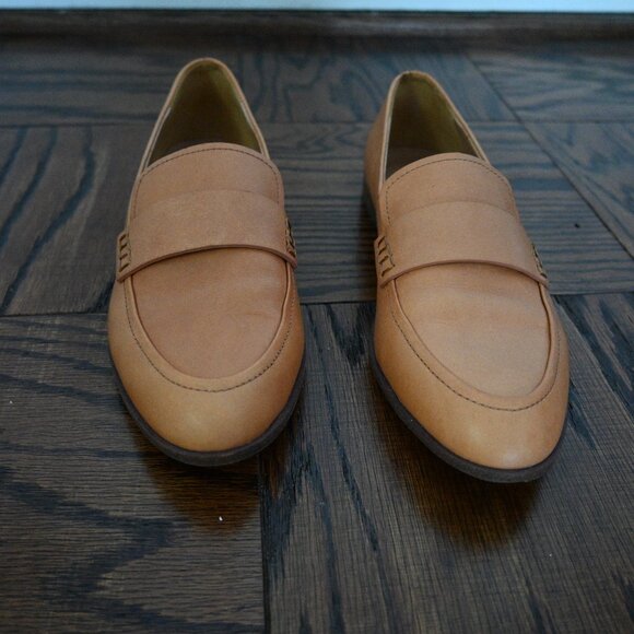 Madewell Leather Loafers – Camel/Sand – Size 9 - Picture 2 of 8